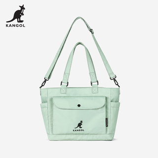 KANGOL中号拉链托特包女上课通勤防水大容量小众高级感单肩斜挎包