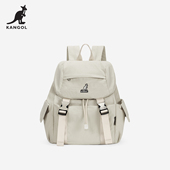KANGOL双肩包女新款 大容量旅游轻便背包防泼水时尚 百搭潮牌书包