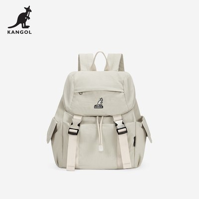 KANGOL双肩包女新款大容量旅游轻便背包防泼水时尚百搭潮牌书包