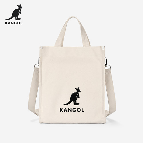 KANGOL官方正品大容量帆布包上课