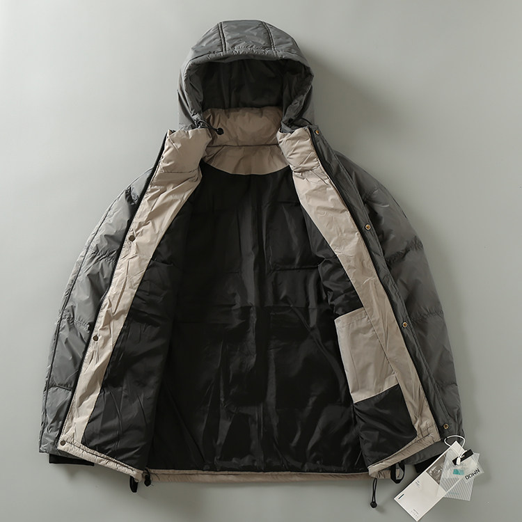 FOREIGN TRADE FACTORY TAIL GOODS CLEARANCE PICK UP LEAKAGE COTTON CLOTHING MENS 2023 WINTER SHORT CASUAL HOODED THICKENED WARM JACKET