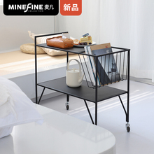 MINEFINE|丹麦设计|北欧餐车客厅个性简约设计置物架可移动小推车