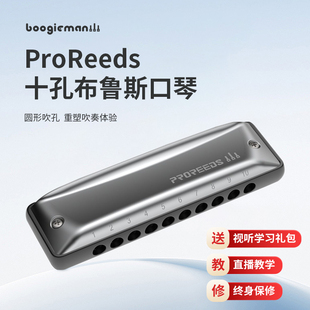 Boogieman蓝调布鲁斯十孔口琴10孔C调ProReeds专业演奏初学paddy