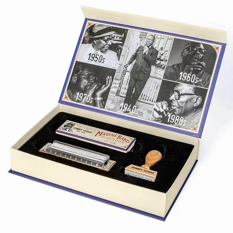 德国和来Hohner蓝调SONNY TERRY纪念款1896经典限量款布鲁斯口琴