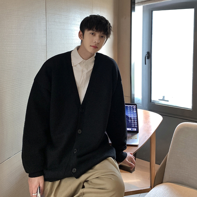 慵懒风毛衣男款秋冬季宽松