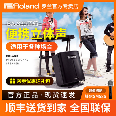 Колонки Roland BA-330 Игра на гитаре и пение Портативная клавиатура BA330 Мониторинг репетиций Roland audio
