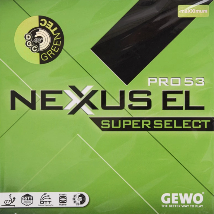 GEWO捷沃毒液NEXUS阿鲁纳53 50绿色48乒乓球胶皮球拍反胶套胶