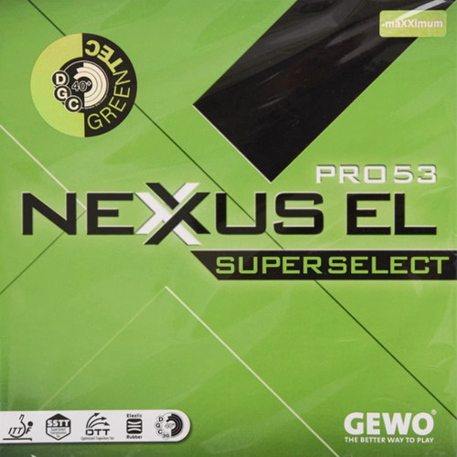 GEWO捷沃毒液NEXUS阿鲁纳53 50绿色48乒乓球胶皮球拍反胶套胶
