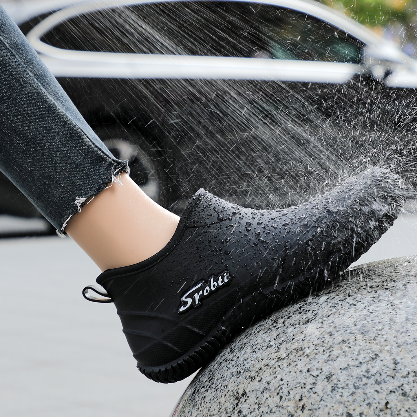 短筒雨鞋女款户外穿洋气时尚