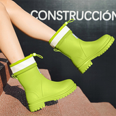 女款 女式 2025新款 水鞋 慕儿水鞋 雨鞋 加绒雨靴防水套鞋 水靴防滑胶鞋