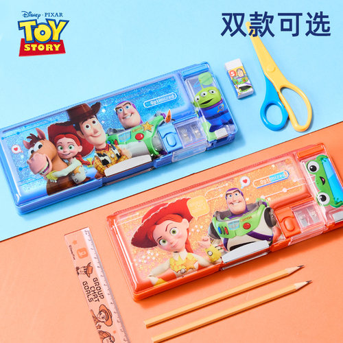 迪士尼玩具总动员流沙双层铅笔盒