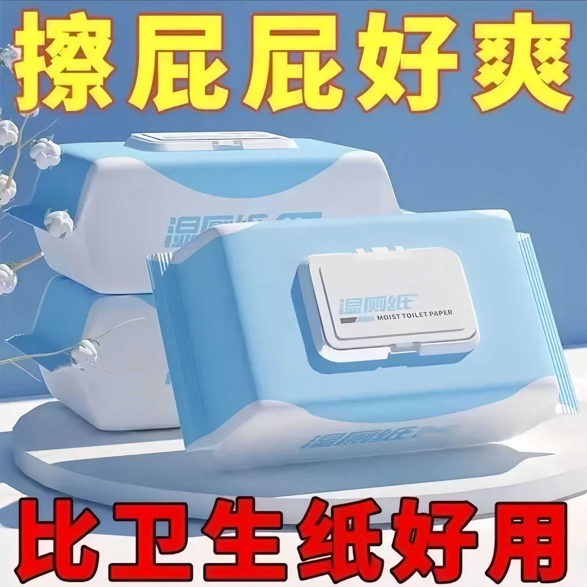 2元包邮小商品清洁湿巾纸湿厕纸实惠装纯水湿厕纸家用可冲可降解