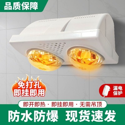 卫生间壁挂两灯三灯风暖浴霸浴室