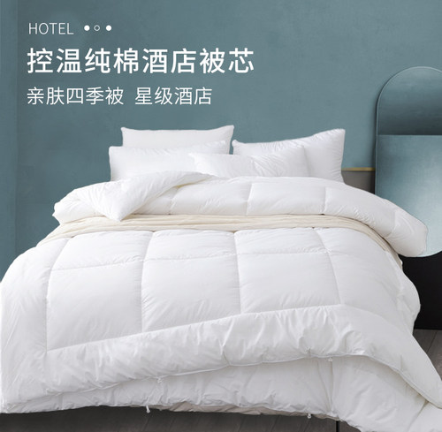 五星级酒店羽丝绒抗菌四季款被芯