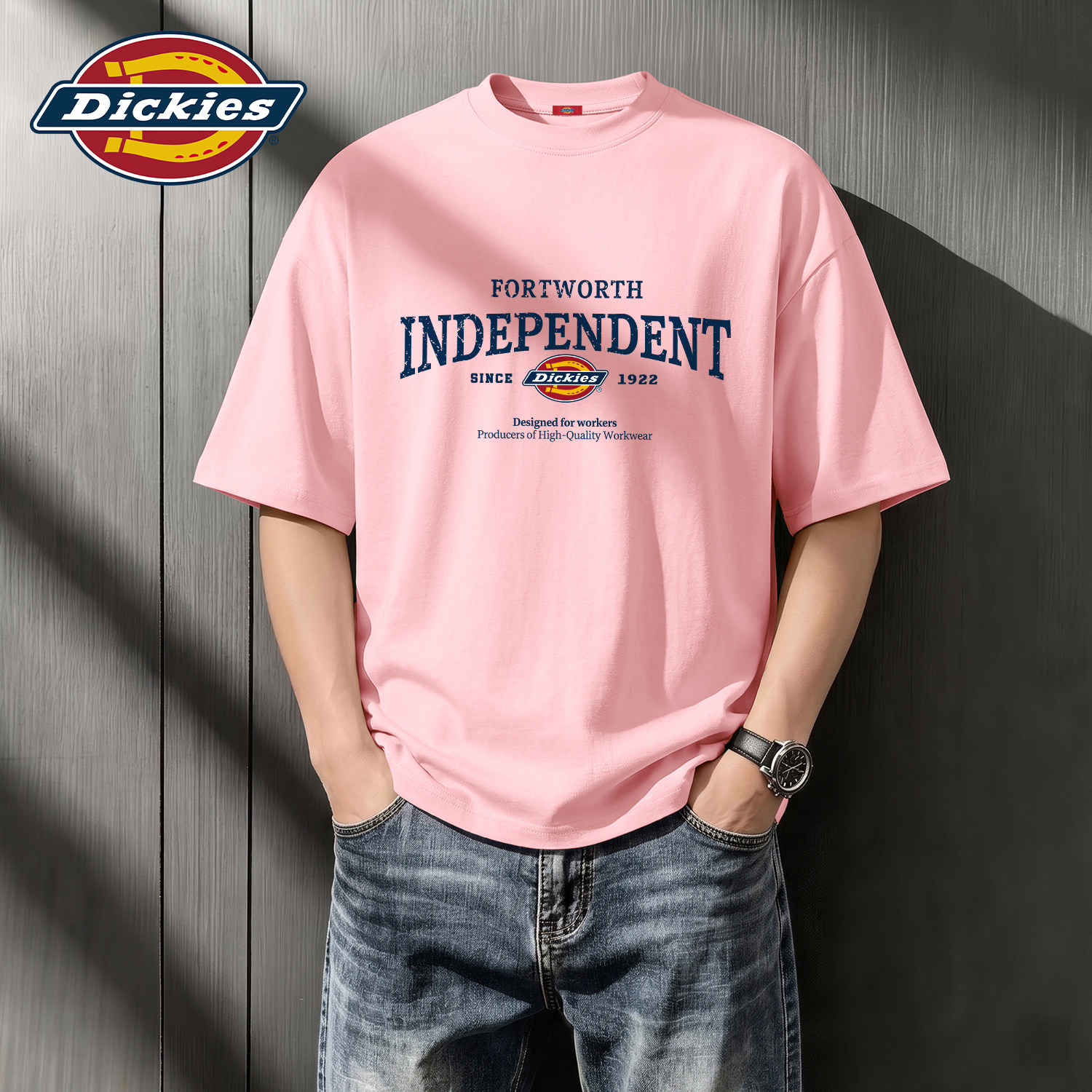 Dickies美式纯棉短袖t恤男款夏季潮流时尚学生打底衫半袖男夏上衣