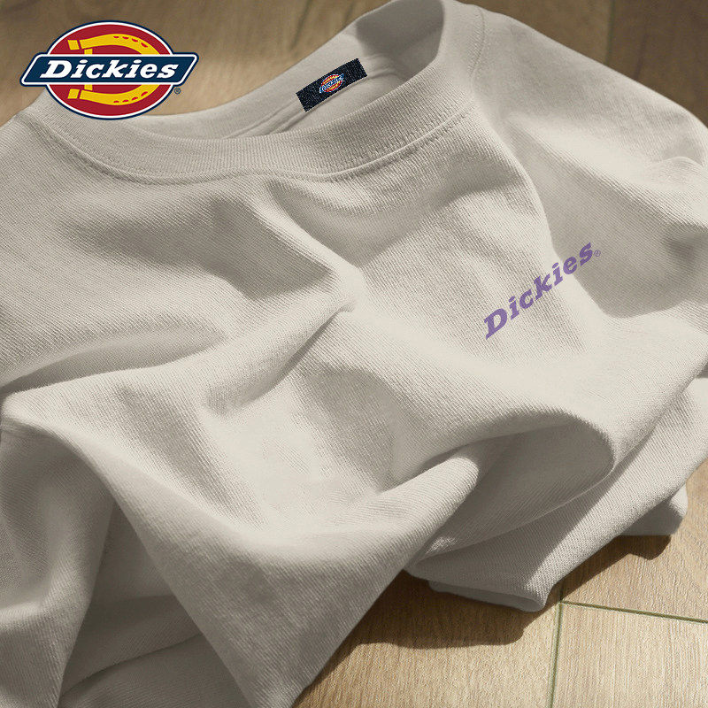 Dickies纯棉短袖T恤男款2026新款夏装衣服青少年休闲内搭上衣男生