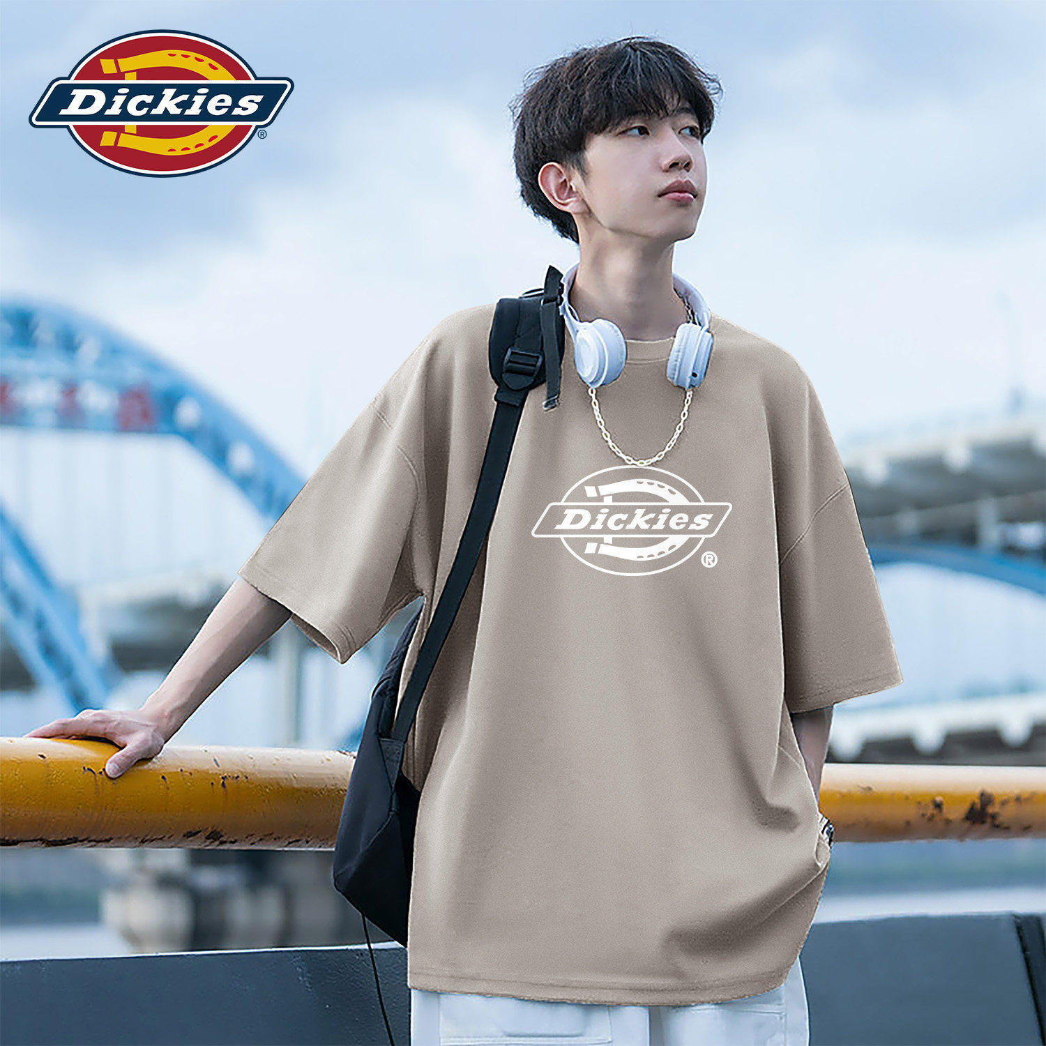 Dickies美式纯棉短袖T恤男款休闲2026新款夏季上衣男大码夏装衣服