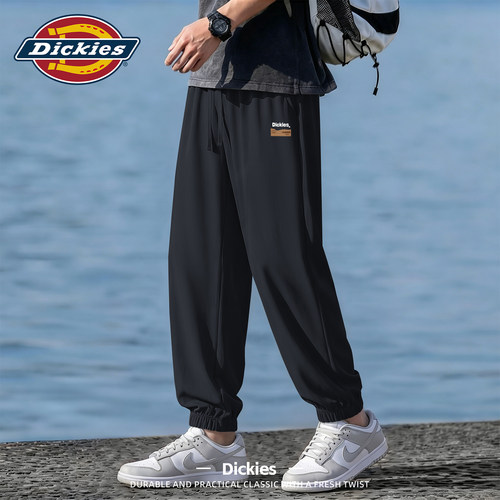 Dickies男士运动裤夏季宽松束脚裤凉感速干百搭长裤青少年男裤子