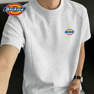 Dickies青少年短袖T恤男款2026新款夏季正肩上衣美式重磅男装衣服