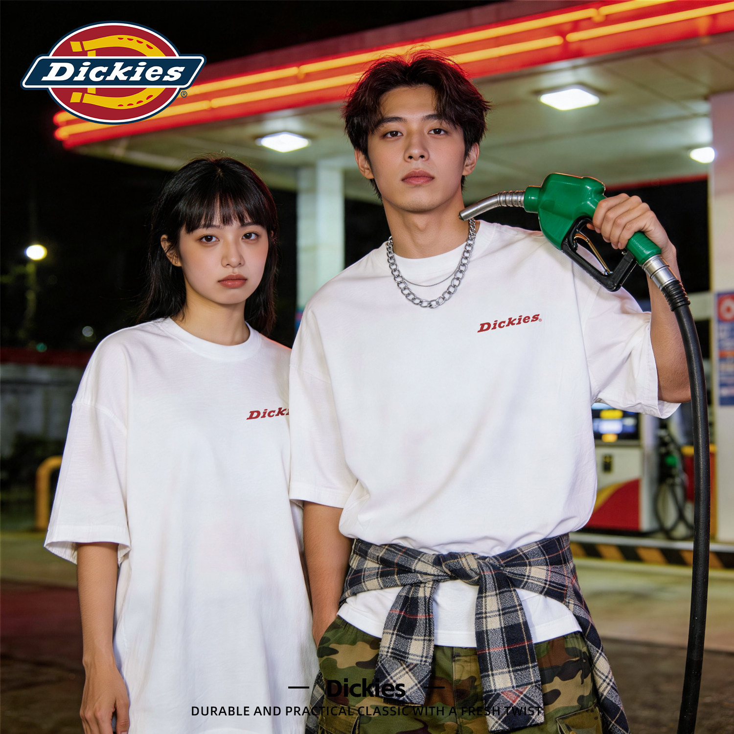 Dickies青少年纯棉短袖T恤男款