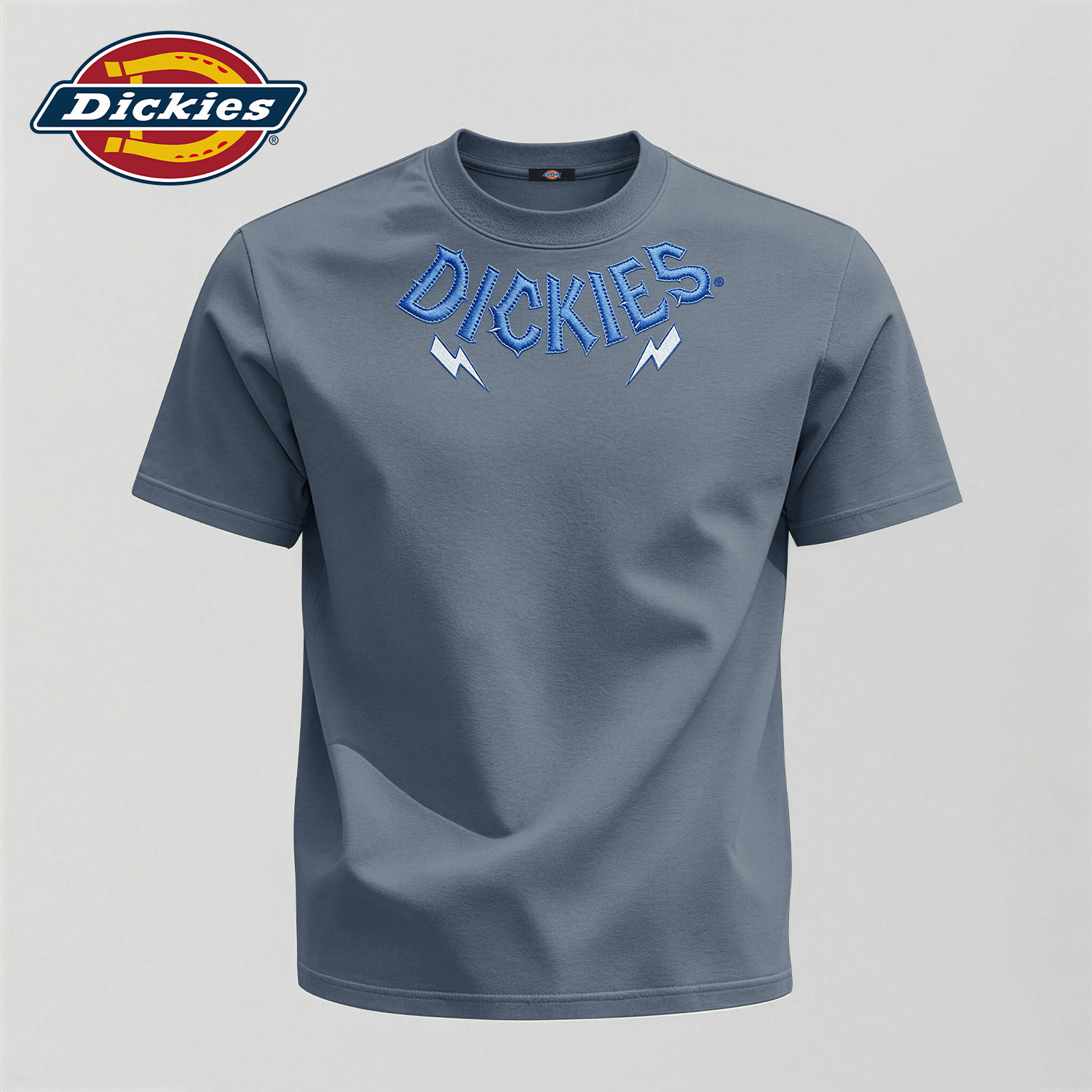Dickies潮牌印花短袖T恤男款夏季高级感宽松纯棉圆领休闲百搭上衣