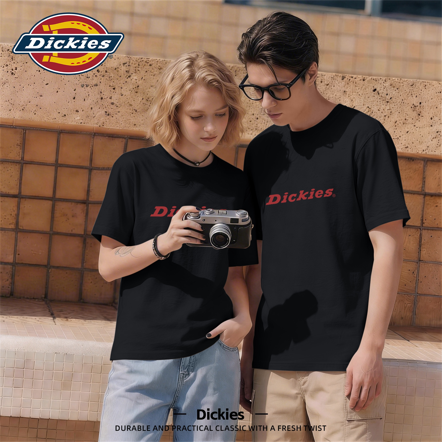 Dickies美式短袖t恤男款纯棉
