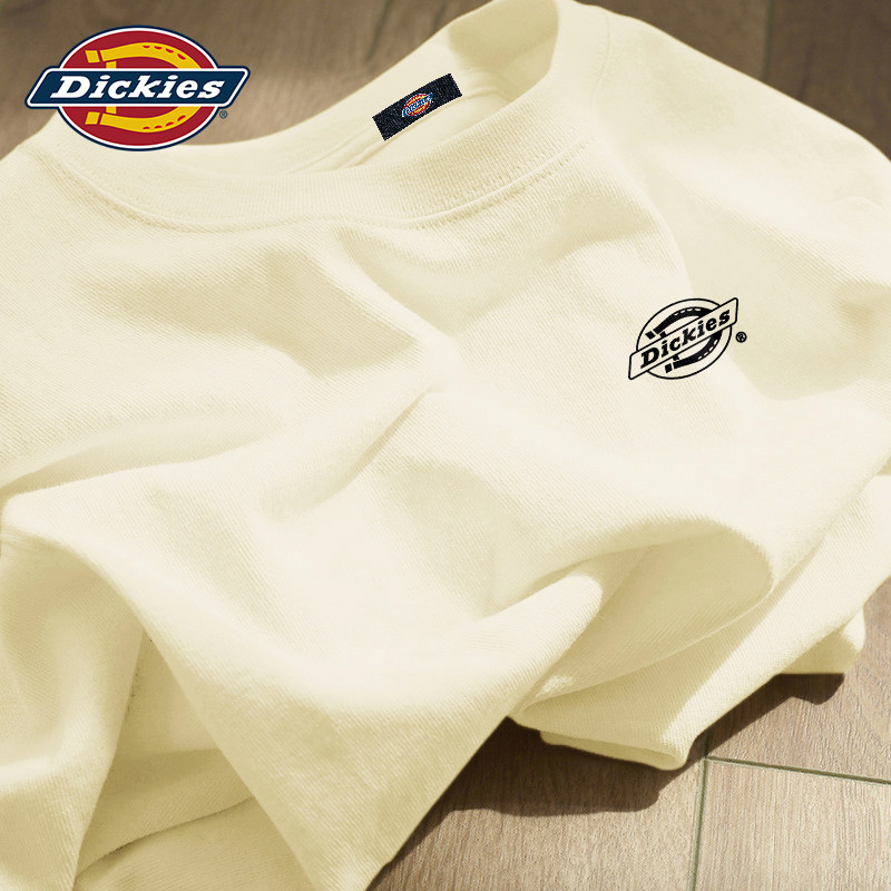 Dickies短袖T恤男生2026夏季新款纯棉五分袖衣服男宽松潮牌上衣男