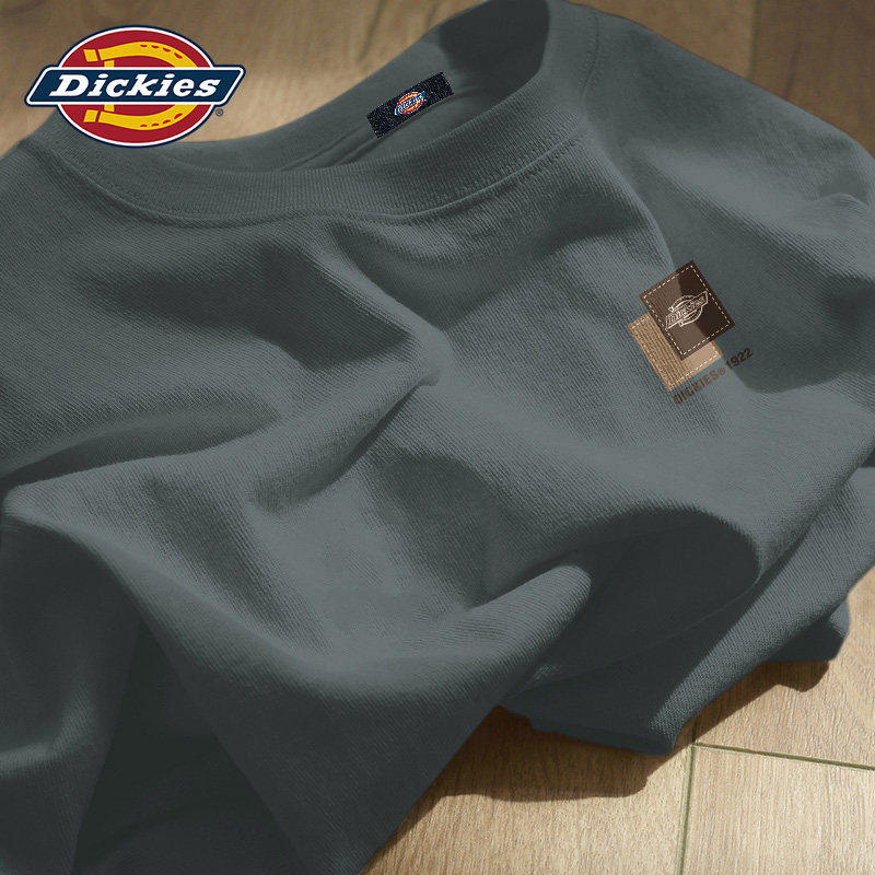 Dickies纯棉短袖T恤男款2026夏季新款青少年学生半袖衣服男夏装潮