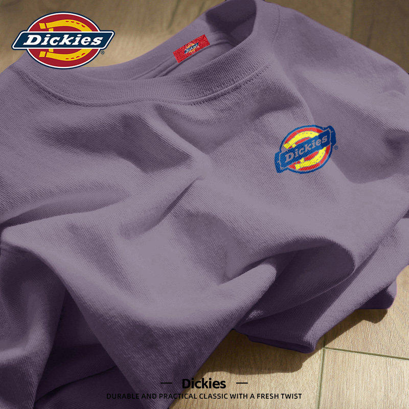 Dickies短袖t恤男款紫色夏季圆领