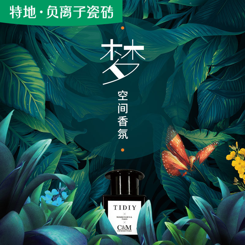 特地负离子瓷 孟也 玛祖莲娜联名梦空间香氛 客厅卧室厨房 瓷砖