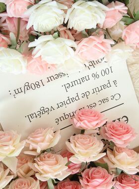 手感保湿玫瑰花风仿真花家居装饰婚庆手捧花墙假花韩系花束七夕花
