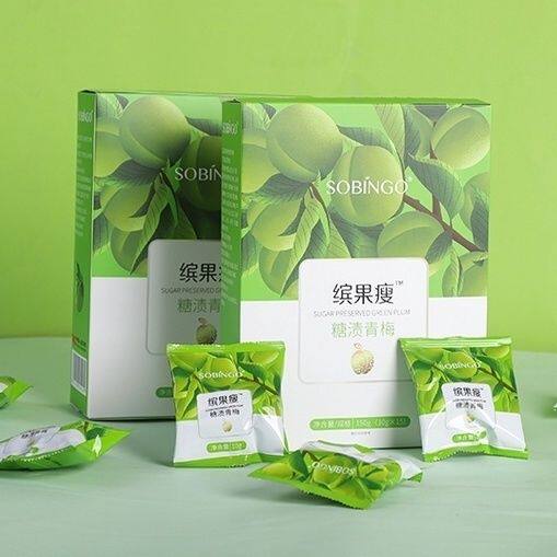 良久SOBINGO缤果瘦糖渍青梅低聚果糖天然果蔬酵素团购正品