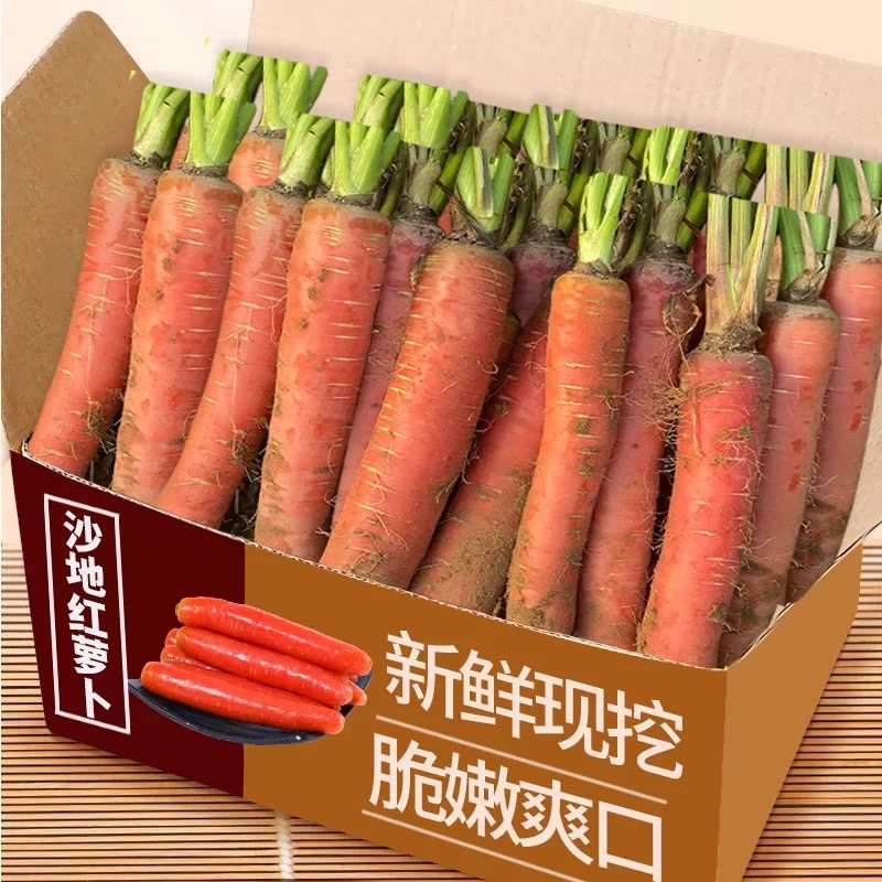陕西沙地新鲜红萝卜胡萝卜新鲜蔬菜水果萝卜农家自种现挖生吃脆甜,水产肉类/新鲜蔬果/熟食,萝卜/胡萝卜,淘宝优惠券,粉丝福利购,淘宝优惠卷