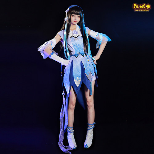 江城木王者荣耀西施原皮cos服