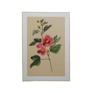 徽轩宣纸 生绢七分熟绢生宣麻纸卡纸卡片画片镜片空白手工宣纸国画书法绘画套装卡纸礼绢卡盒装礼品