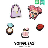 鞋 花 上装 饰品精致女孩鞋 百搭 2025新款 扣配件时尚 Crocs配饰洞洞鞋