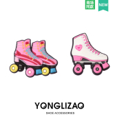 鞋 花 上装 饰品溜冰鞋 扣配饰可爱百搭 2025新款 款 Crocs配饰洞洞鞋