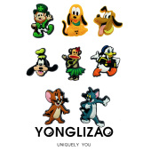 上搭配装 可爱卡通 鞋 花 饰品花扣 Crocs卡骆驰智必星配件洞洞鞋