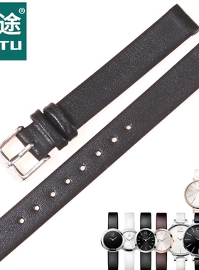 CK真皮表带K7A231/K7A236/K3P231/K3P236牛皮手表带12/14mm