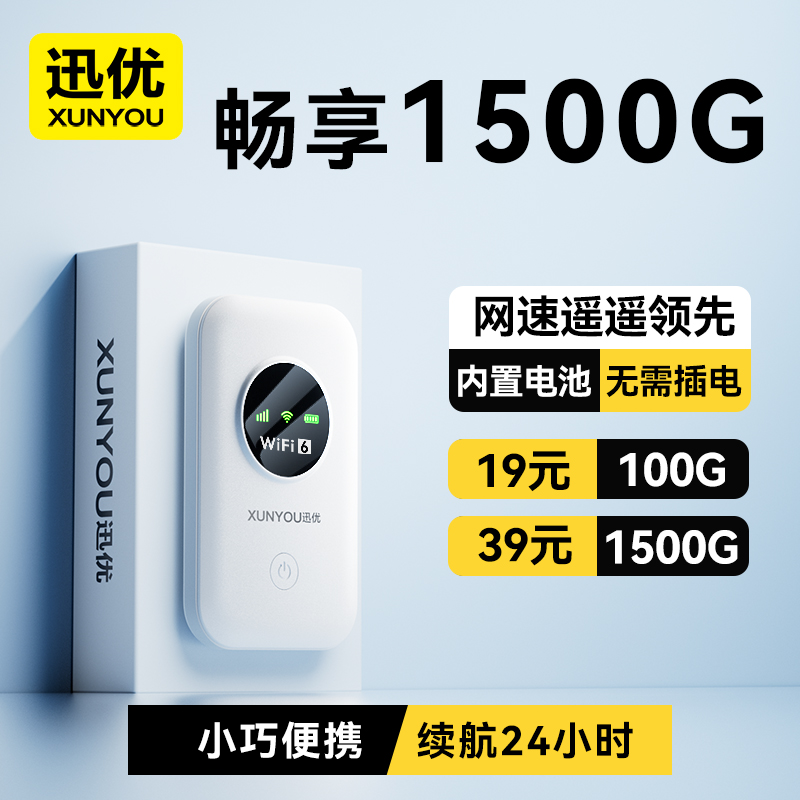 【顺丰包邮】随身wifi2025新款移动随身无线wifi无限流量无线网络高级全国通用wi-fi6免插卡4g流量网卡便携式