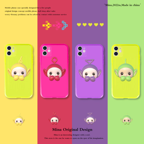 iPhone型号天线宝宝硅胶手机壳