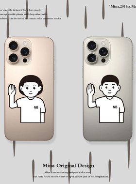 iPhone17Pro手机壳原创noritake苹果16Por软透明简约联名情侣15por手机壳iphone13潮牌ins适用于苹果Air送人