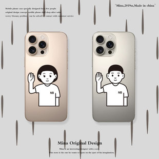 iPhone17Pro手机壳原创noritake苹果16Por软透明简约联名情侣15por手机壳iphone13潮牌ins适用于苹果Air送人