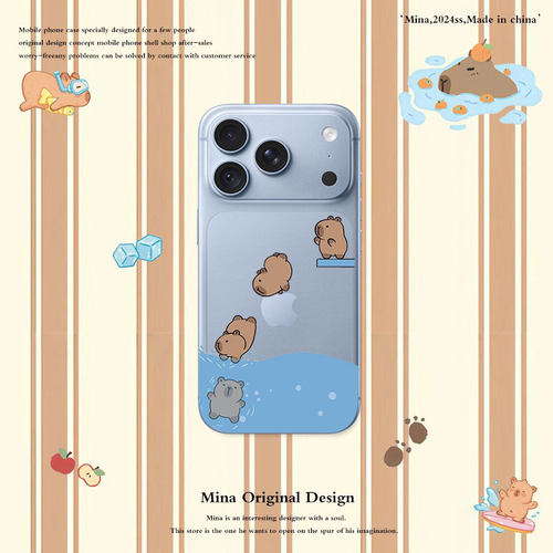iPhone18硅胶卡通皮卡巴拉手机壳