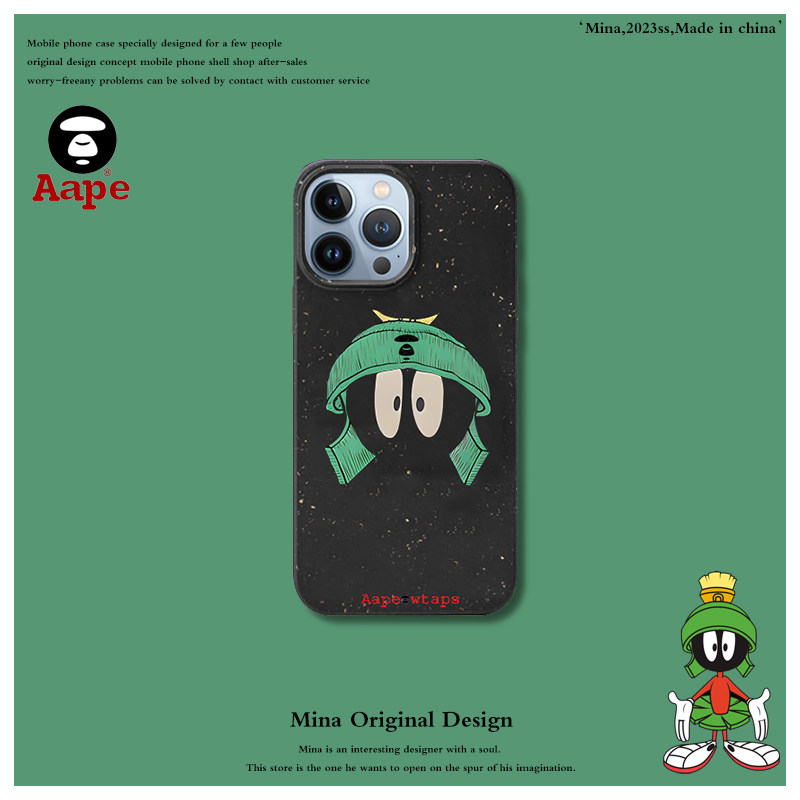 潮牌AAPE降解硅胶iPhone17Pro Max手机壳适用苹果