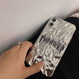 锡纸thrashe手机壳iphone16Pro Max火焰软15适用苹果14promax欧美13潮牌X个性创意原创iphone15P男原创16pma