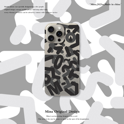 iPhone全部硅胶ins风sige字母