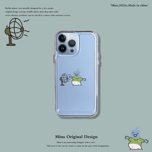 iPhone全部亚克力可爱苹果吹风扇