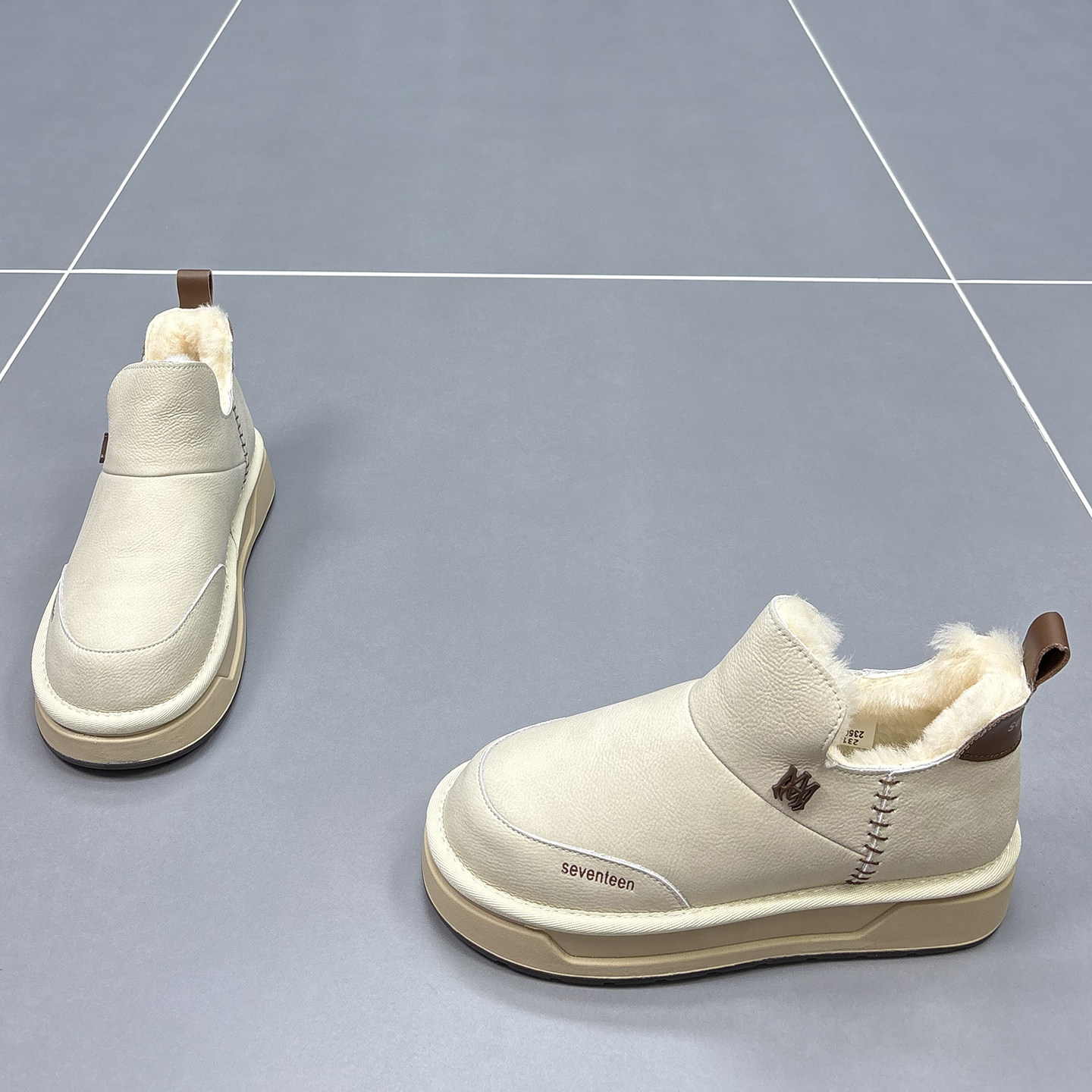 真皮羊毛雪地靴女2025冬季新款厚底防滑加厚保暖舒适百搭时尚棉靴,女鞋,时尚雪地靴,淘宝优惠券,粉丝福利购,淘宝优惠卷