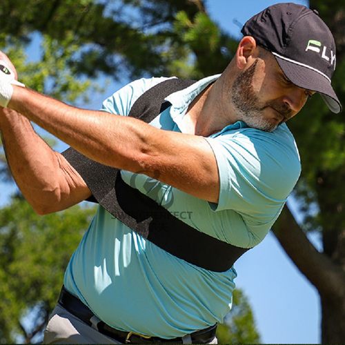 高尔夫转身连接带防飞肘鸡翅膀